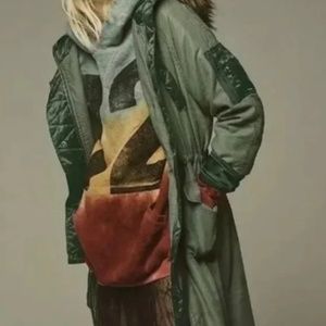 Free People "We The Free" Farrah military parka, size L